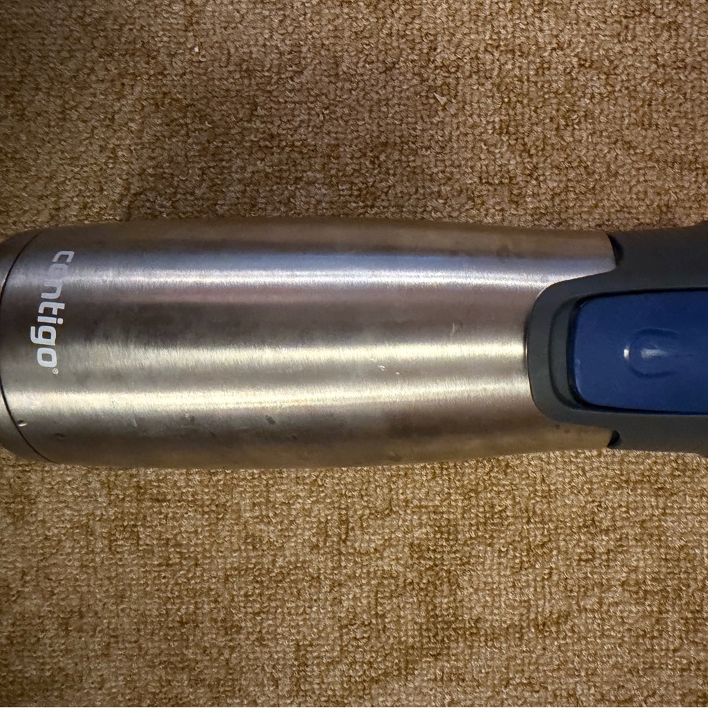 Contigo AUTOSEAL Stainless Steel Travel Mug Tumbler Silver Used